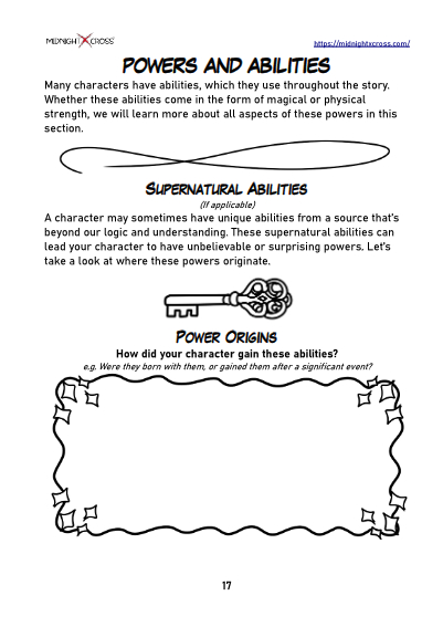 Pro Character Creation Worksheet Preview 17